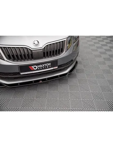 Lame de Pare-chocs Avant V.2 SKODA OCTAVIA MK3 Facelift - Maxton