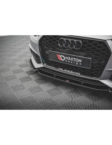 Lame de Pare-chocs Avant V.3 AUDI S4 / A4 S-LINE B9 - Maxton