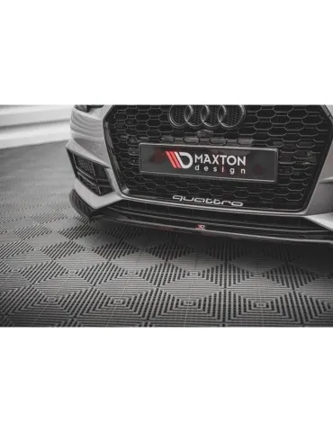 Lame de Pare-chocs Avant V.4 AUDI S4 / A4 S-LINE B9 - Maxton