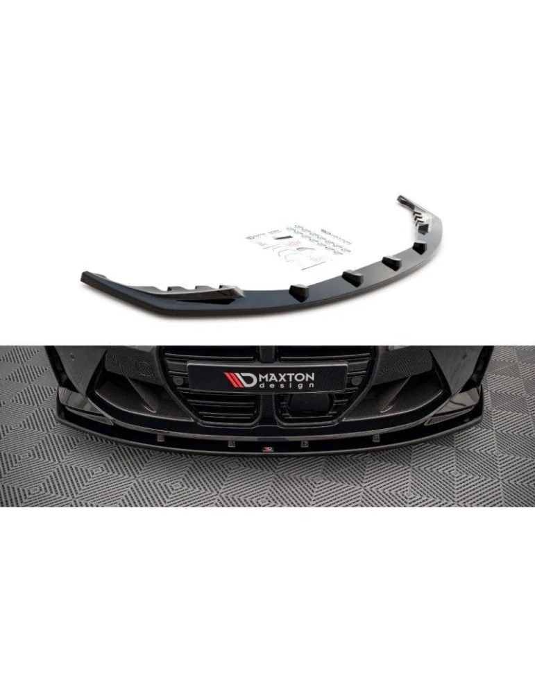 Lame de Pare-chocs Avant V.1 BMW M4 G82 / M3 G80 - Maxton
