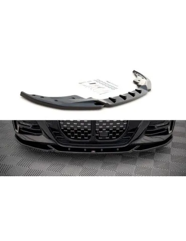 Lame de Pare-chocs Avant V.4 BMW 4 M-Pack G22 - Maxton
