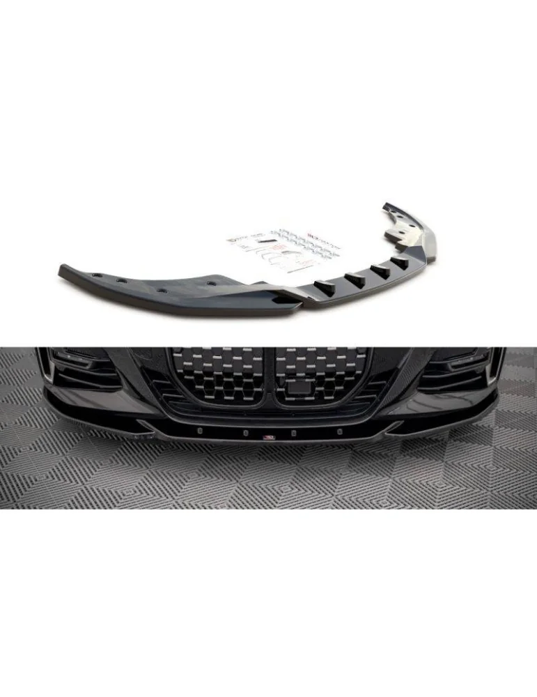 Lame de Pare-chocs Avant V.4 BMW 4 M-Pack G22 - Maxton