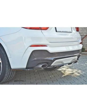 Diffuseur central Arrière BMW X4 M-PACK (avec une barre verticale) - Maxton