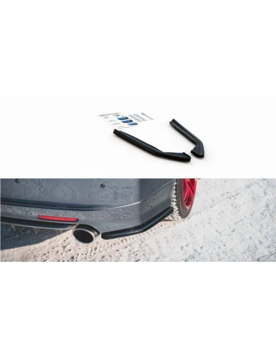 Rajouts arrière v.2 Honda Accord VII Type-S noir brillant