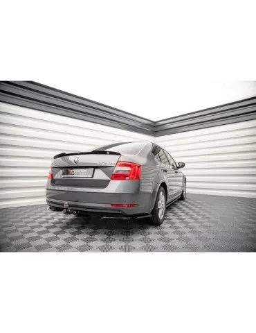 Lame de pare-chocs Latérales Arrière SKODA OCTAVIA MK3 Facelift - Maxton