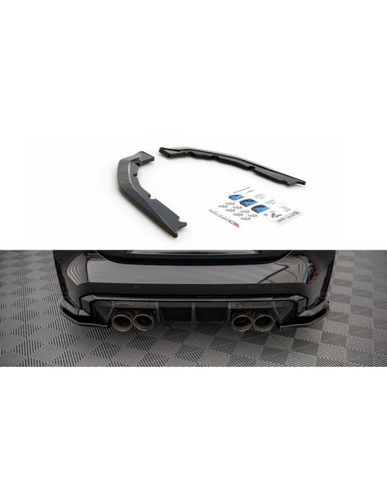 Lame de pare-chocs Latérales Arrière V.1 BMW M4 G82 - Maxton