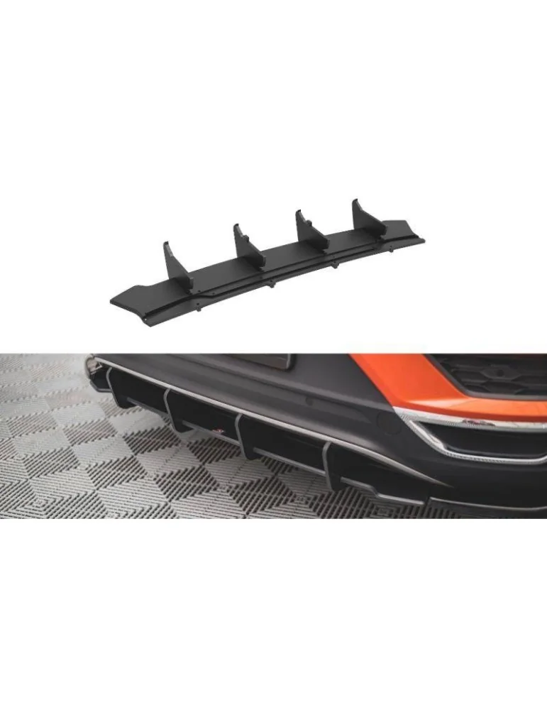 Gamme Street Pro Central Diffuseur Arrière VOLKSWAGEN T-Roc MK1 - Maxton