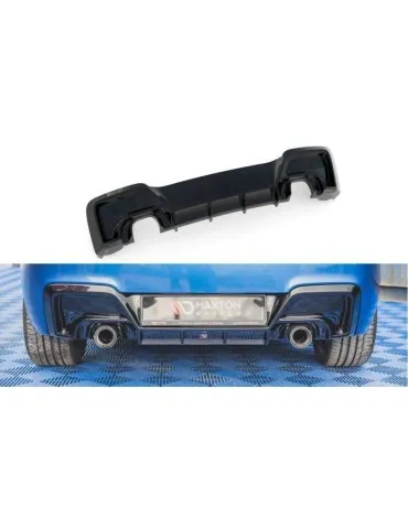 Lame / Diffuseur du Pare-chocs Arrière V.1 BMW M135i F20 - Maxton