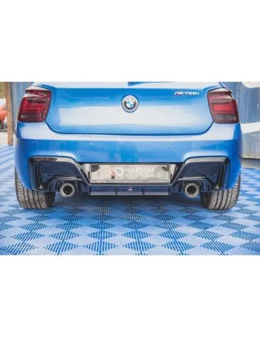 Lame / Diffuseur du Pare-chocs Arrière V.1 BMW M135i F20 - Maxton