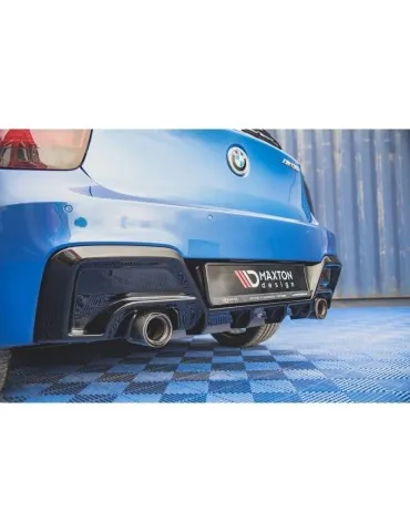 Lame / Diffuseur du Pare-chocs Arrière V.1 BMW M135i F20 - Maxton