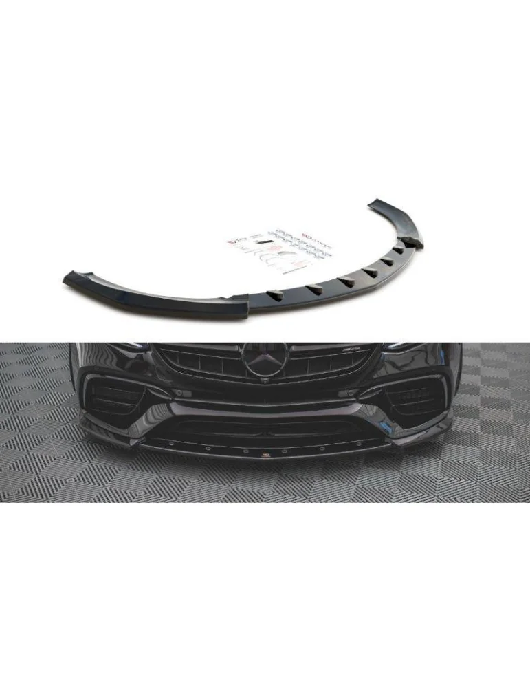 Lame de Pare-chocs Avant V.3 MERCEDES-BENZ E63 AMG Estate/Sedan S213/W213 - Maxton
