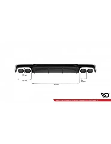 Diffuseur Arrière Complet AUDI S6 / A6 S-LINE C8 - Maxton