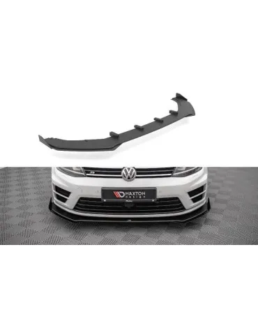 Gamme Street Pro Lame de Pare-chocs Avant V.1 + Volets latéraux VOLKSWAGEN GOLF R Mk7 - Maxton