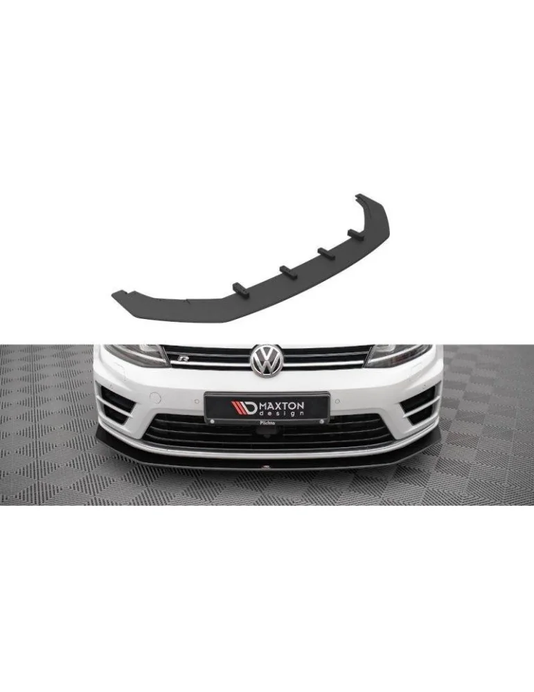Gamme Street Pro Lame de Pare-chocs Avant V.2 VOLKSWAGEN GOLF R Mk7 - Maxton