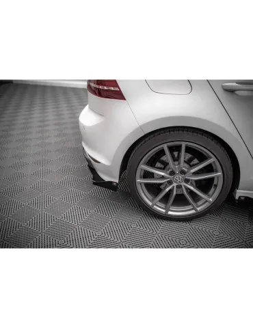 Gamme Street Pro Lame de Pare-chocs Arrière + Volets latéraux VOLKSWAGEN GOLF R Mk7 - Maxton