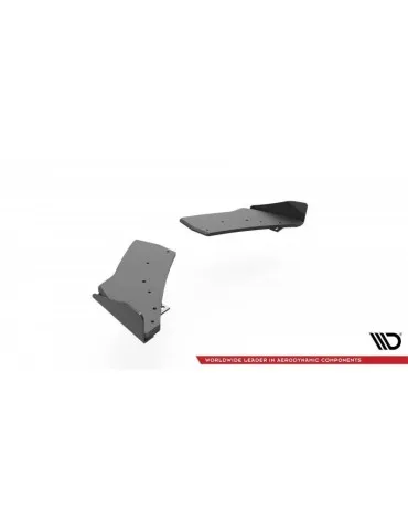 Gamme Street Pro Lame de Pare-chocs Arrière + Volets latéraux VOLKSWAGEN GOLF R Mk7 - Maxton