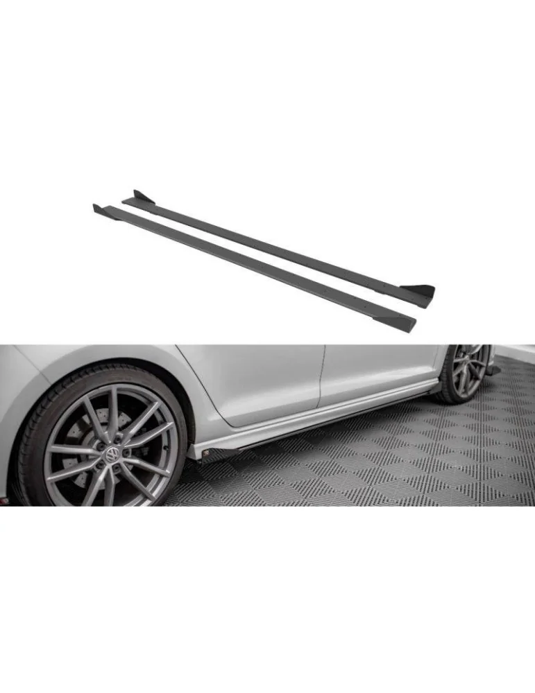 Gamme Street Pro Extension / Rajout de Bas de caisse + Volets latéraux VOLKSWAGEN GOLF R Mk7 - Maxton