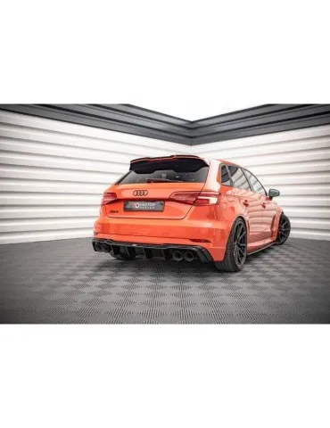 Lame / Diffuseur du Pare-chocs Arrière V.2 AUDI RS3 Sportback 8V Facelift - Maxton