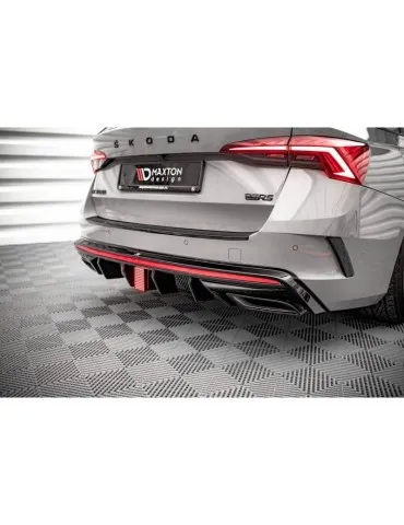 Lame / Diffuseur du Pare-chocs Arrière SKODA OCTAVIA RS Mk4 - Maxton