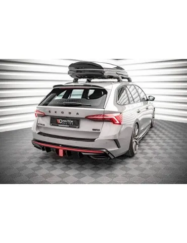 Lame / Diffuseur du Pare-chocs Arrière SKODA OCTAVIA RS Mk4 - Maxton