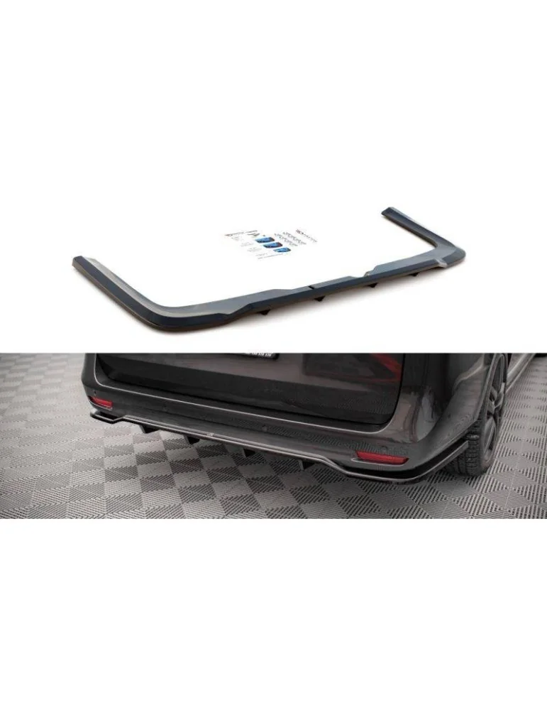 Diffuseur central Arrière (avec une barre verticale) MERCEDES-BENZ V-Class AMG-Line W447 Facelift - Maxton