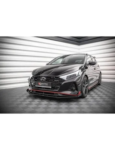 Gamme Street Pro Lame de Pare-chocs Avant V.1 + Volets latéraux HYUNDAI I20 N MK3 - Maxton