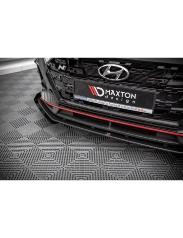 Gamme Street Pro Lame de Pare-chocs Avant V.1 + Volets latéraux HYUNDAI I20 N MK3 - Maxton