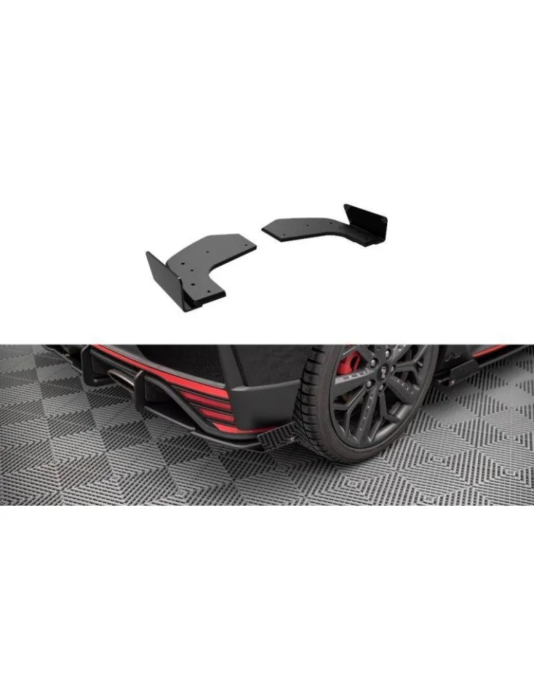 Gamme Street Pro Lame de Pare-chocs Arrière + Volets latéraux HYUNDAI I20 N MK3 - Maxton