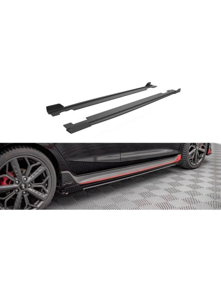 Gamme Street Pro Extension / Rajout de Bas de caisse + Volets latéraux HYUNDAI I20 N MK3 - Maxton
