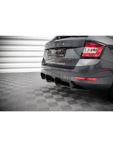 Gamme Street Pro Central Diffuseur Arrière SKODA FABIA Combi MK3 Facelift - Maxton