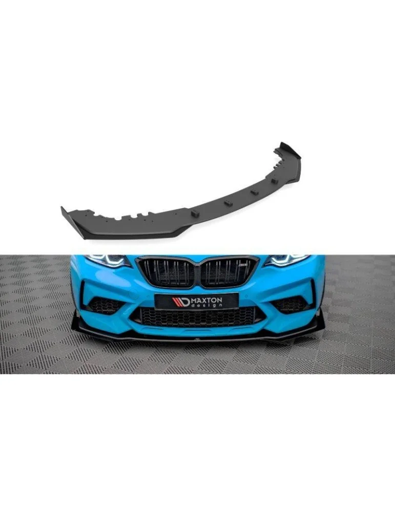 Gamme Street Pro Lame de Pare-chocs Avant V.1 + Volets latéraux BMW M2 Competition F87 - Maxton
