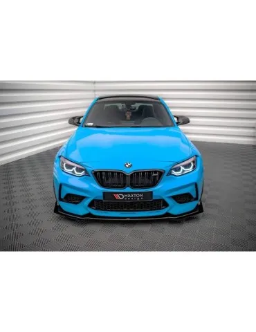 Gamme Street Pro Lame de Pare-chocs Avant V.1 + Volets latéraux BMW M2 Competition F87 - Maxton
