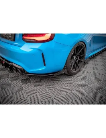 Gamme Street Pro Lame de Pare-chocs Arrière + Volets latéraux BMW M2 F87 - Maxton