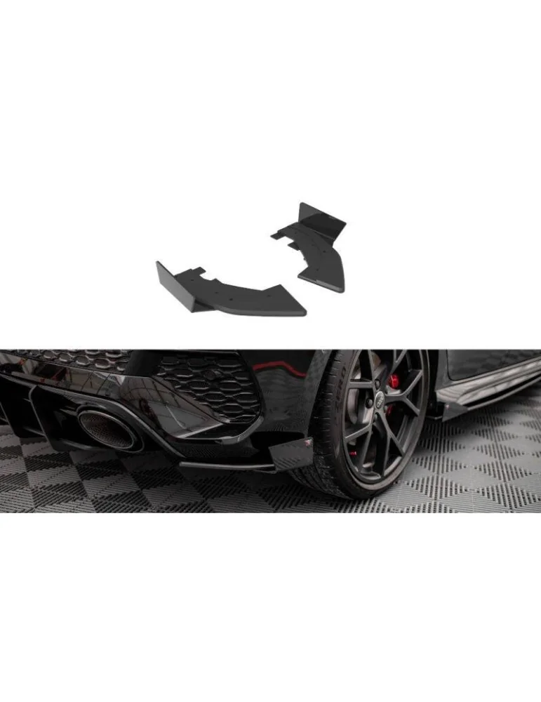 Gamme Street Pro Lame de Pare-chocs Arrière + Volets latéraux AUDI RS3 Sportback 8Y - Maxton