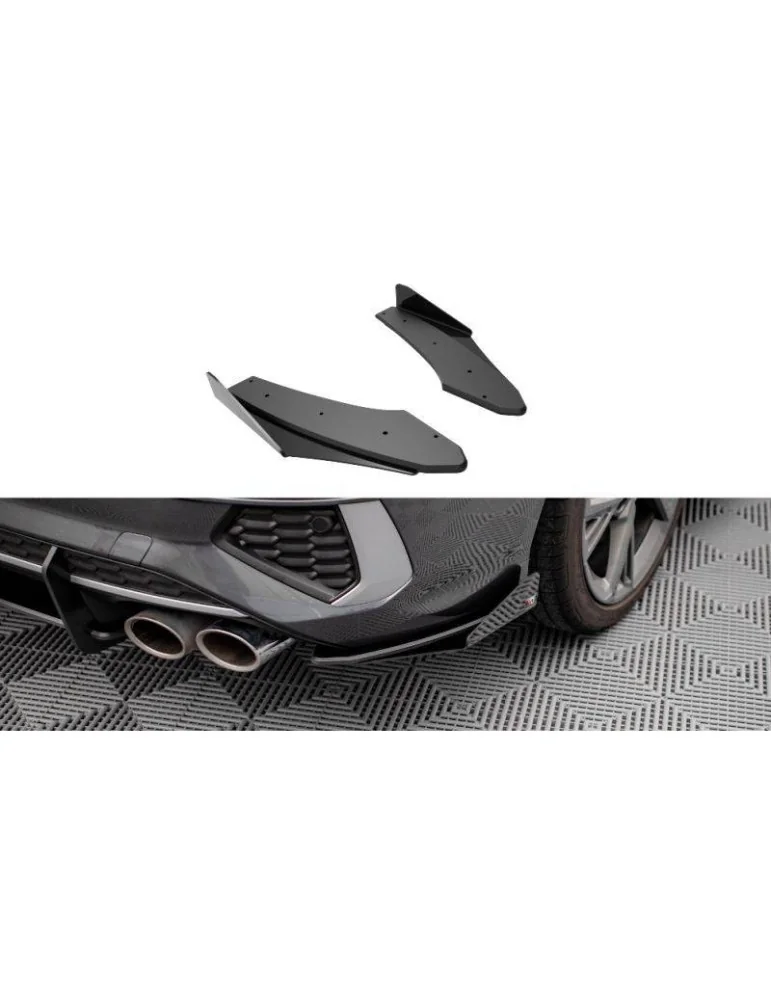 Gamme Street Pro Lame de Pare-chocs Arrière + Volets latéraux AUDI S3 Sedan 8Y - Maxton