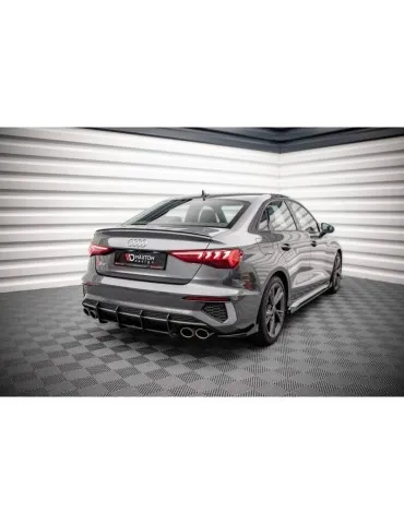Gamme Street Pro Lame de Pare-chocs Arrière + Volets latéraux AUDI S3 Sedan 8Y - Maxton