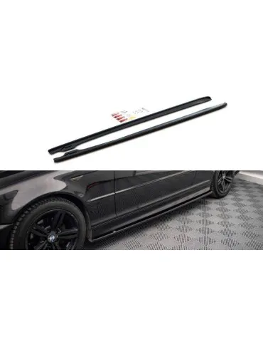 Extension / Rajout de Bas de caisse V.2 BMW 3 Coupe M-Pack E46 - Maxton