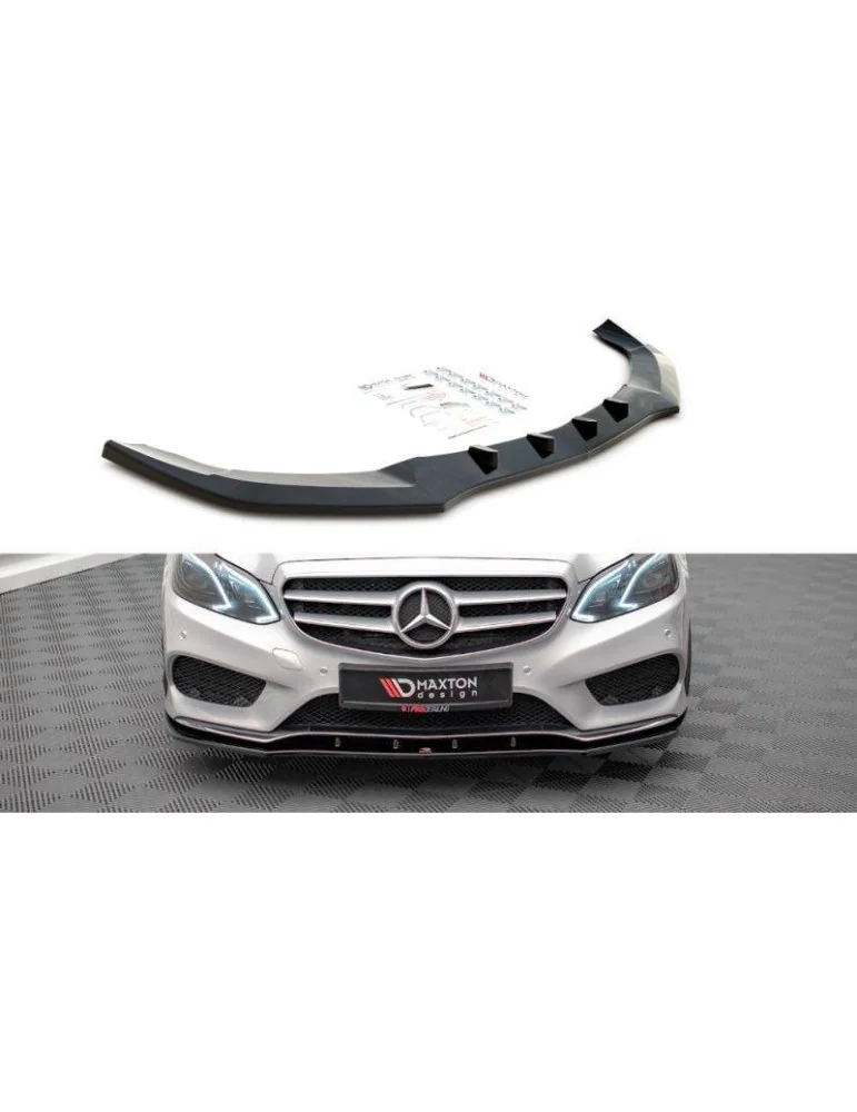 Lame de Pare-chocs Avant V.1 MERCEDES-BENZ E AMG-Line Sedan W212 Facelift - Maxton