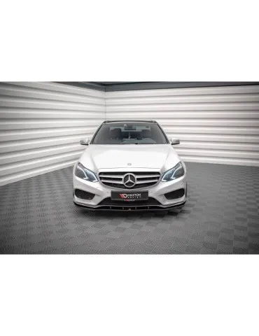 Lame de Pare-chocs Avant V.1 MERCEDES-BENZ E AMG-Line Sedan W212 Facelift - Maxton