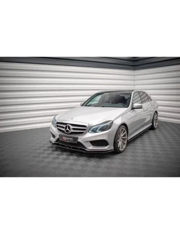 Lame de Pare-chocs Avant V.1 MERCEDES-BENZ E AMG-Line Sedan W212 Facelift - Maxton