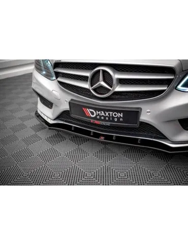 Lame de Pare-chocs Avant V.1 MERCEDES-BENZ E AMG-Line Sedan W212 Facelift - Maxton