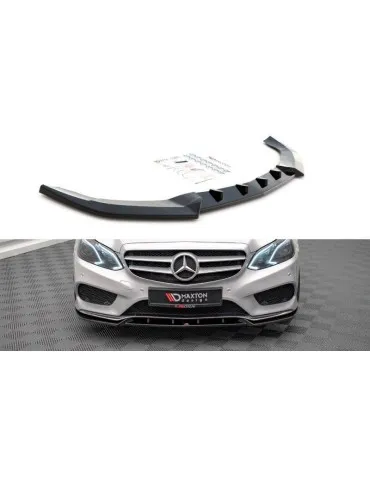 Lame de Pare-chocs Avant V.2 MERCEDES-BENZ E AMG-Line Sedan W212 Facelift - Maxton