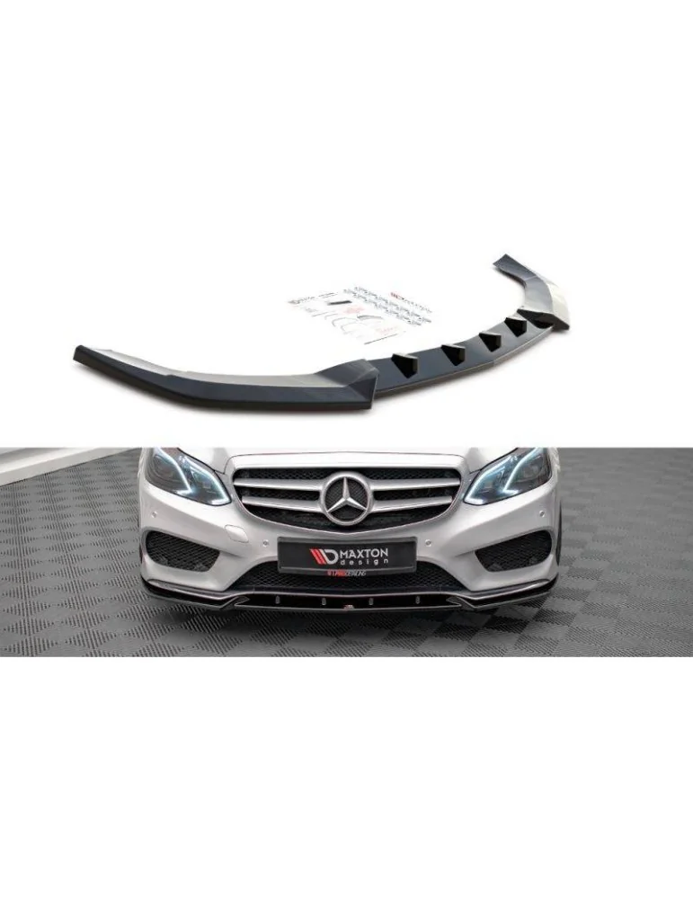 Lame de Pare-chocs Avant V.2 MERCEDES-BENZ E AMG-Line Sedan W212 Facelift - Maxton