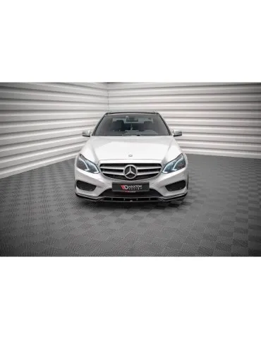 Lame de Pare-chocs Avant V.2 MERCEDES-BENZ E AMG-Line Sedan W212 Facelift - Maxton