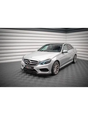 Lame de Pare-chocs Avant V.2 MERCEDES-BENZ E AMG-Line Sedan W212 Facelift - Maxton