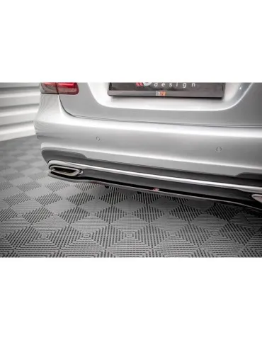 Diffuseur central Arrière (avec une barre verticale) MERCEDES-BENZ E AMG-Line Sedan W212 Facelift - Maxton