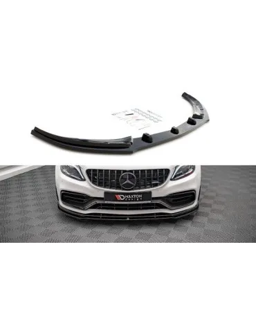 Lame de Pare-chocs Avant V.1 MERCEDES-AMG C63 Coupe AMG AERO Pack C205 Facelift - Maxton