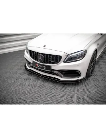 Lame de Pare-chocs Avant V.1 MERCEDES-AMG C63 Coupe AMG AERO Pack C205 Facelift - Maxton