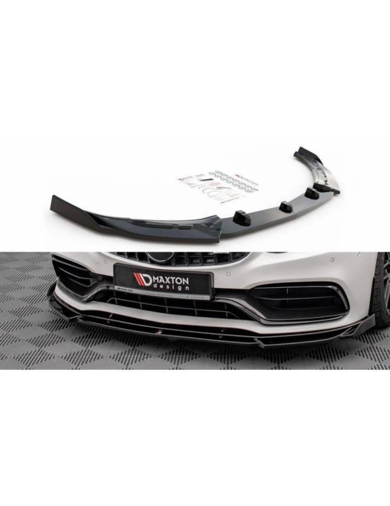 Lame de Pare-chocs Avant V.2 MERCEDES-AMG C63 Coupe AMG AERO Pack C205 Facelift - Maxton