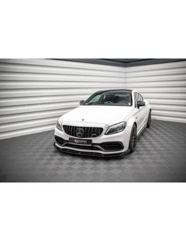 Lame de Pare-chocs Avant V.2 MERCEDES-AMG C63 Coupe AMG AERO Pack C205 Facelift - Maxton